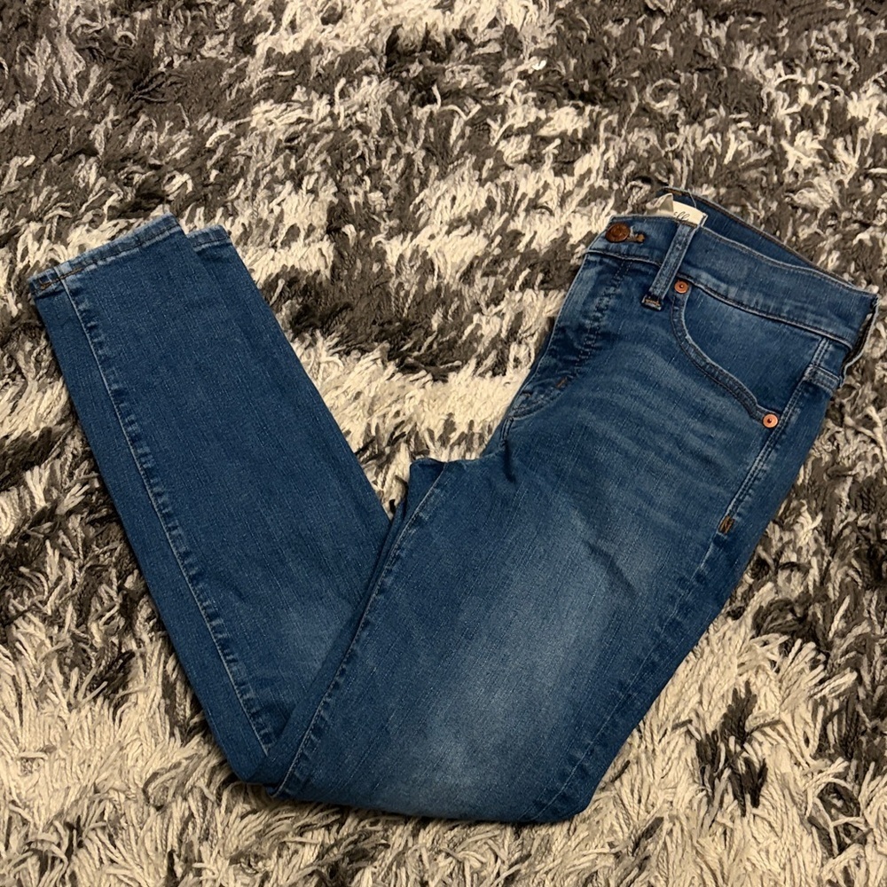 Madewell Women's Skinny Jeans in Medium Blue Wash
